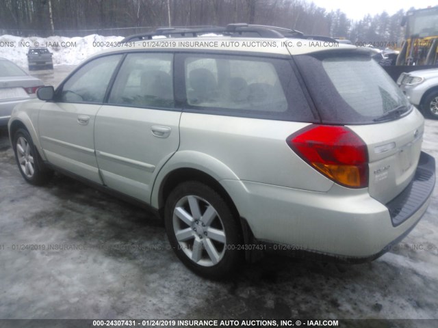 4S4BP62C177325459 - 2007 SUBARU OUTBACK OUTBACK 2.5I LIMITED GOLD photo 3