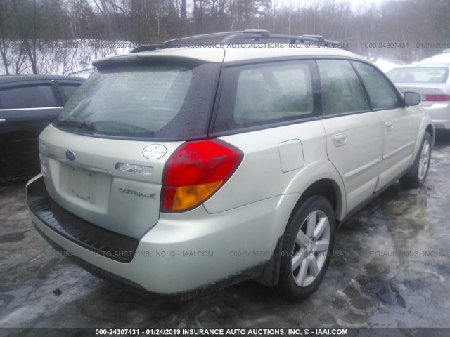 4S4BP62C177325459 - 2007 SUBARU OUTBACK OUTBACK 2.5I LIMITED GOLD photo 4