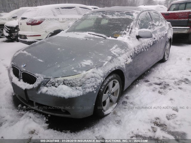 WBANF33537CS40758 - 2007 BMW 525 XI SILVER photo 2