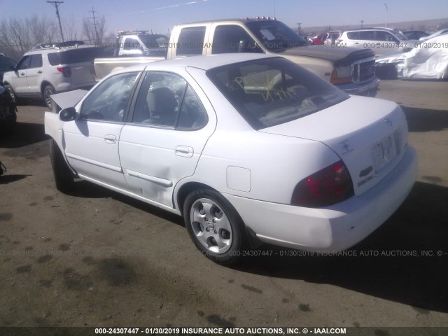 3N1CB51A84L482465 - 2004 NISSAN SENTRA 1.8S WHITE photo 3