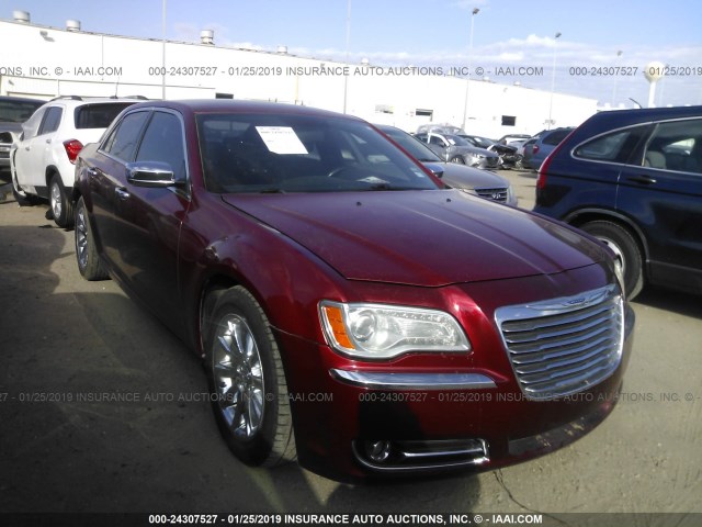 2C3CCACGXCH182118 - 2012 CHRYSLER 300 LIMITED RED photo 1