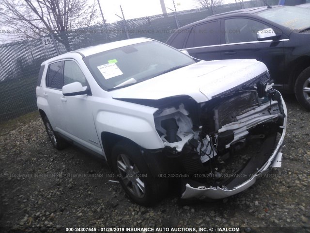 2GKALMEK8C6334595 - 2012 GMC TERRAIN SLE WHITE photo 1