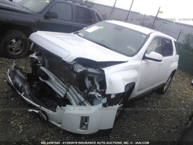 2GKALMEK8C6334595 - 2012 GMC TERRAIN SLE WHITE photo 2