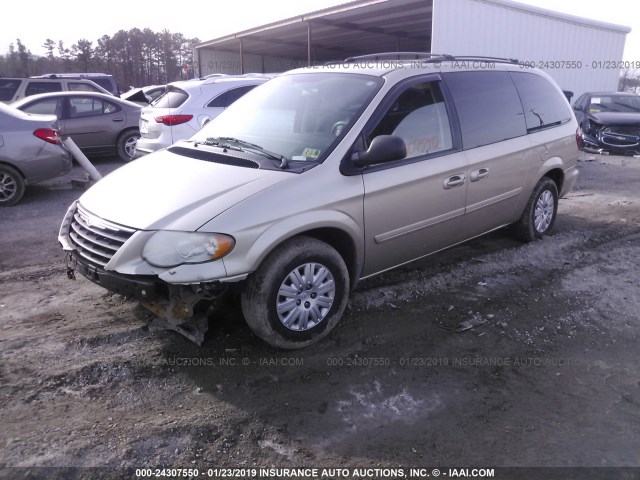 2A8GP44R77R170195 - 2007 CHRYSLER TOWN & COUNTRY LX TAN photo 2