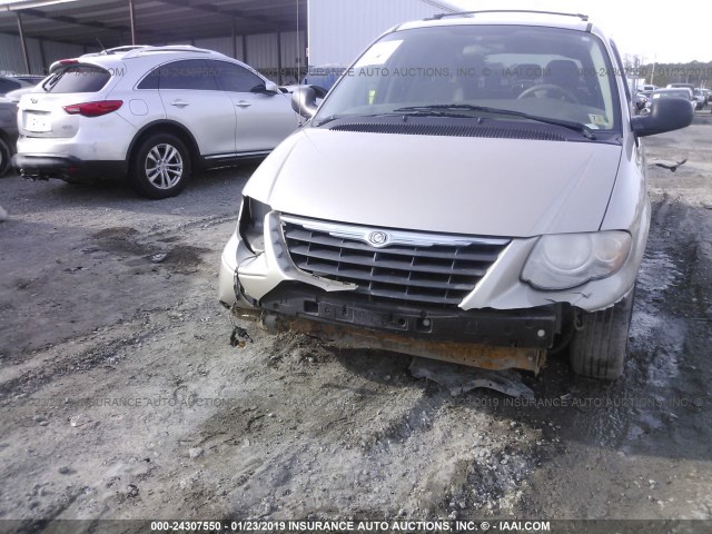 2A8GP44R77R170195 - 2007 CHRYSLER TOWN & COUNTRY LX TAN photo 6