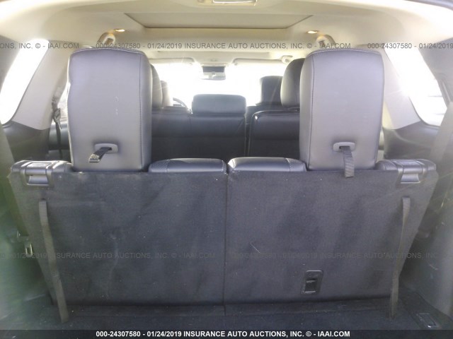 5N1DR2MN4JC619916 - 2018 NISSAN PATHFINDER S/SV/SL/PLATINUM SILVER photo 8