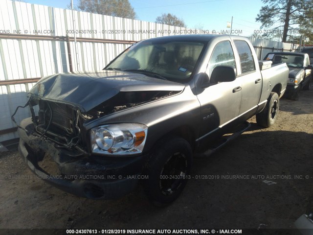 1D7HA18K98J205288 - 2008 DODGE RAM 1500 ST GRAY photo 2