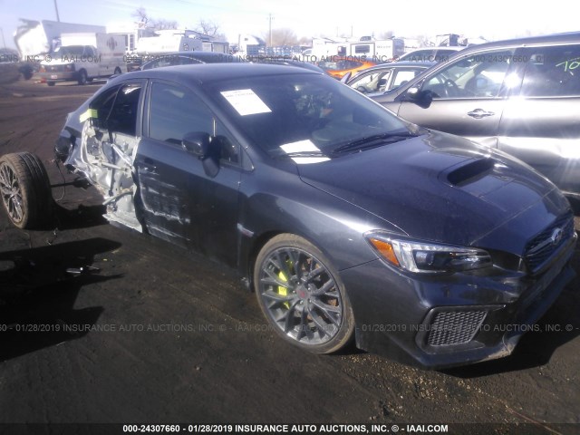 JF1VA2T63J9837374 - 2018 SUBARU WRX STI/LIMITED GRAY photo 1