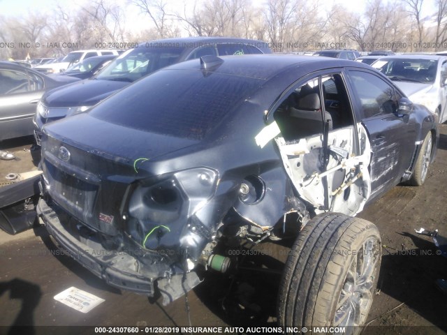 JF1VA2T63J9837374 - 2018 SUBARU WRX STI/LIMITED GRAY photo 4