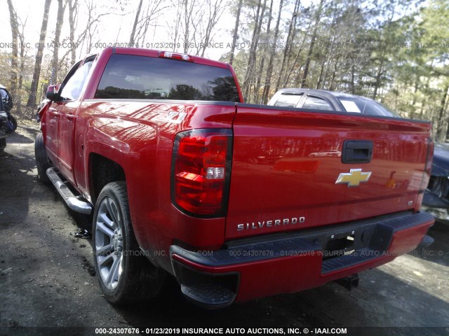 1GCVKREC5GZ394981 - 2016 CHEVROLET SILVERADO K1500 LT RED photo 3