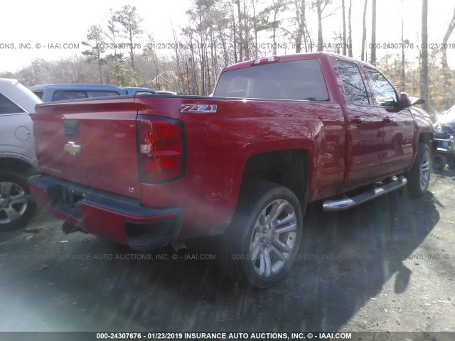 1GCVKREC5GZ394981 - 2016 CHEVROLET SILVERADO K1500 LT RED photo 4