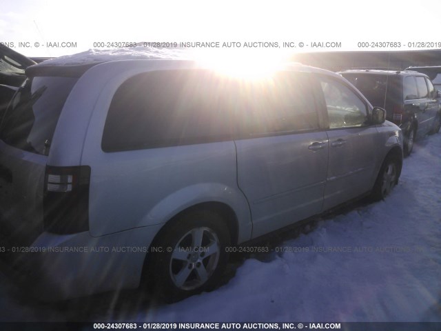 2D8HN44E99R653691 - 2009 DODGE GRAND CARAVAN SE SILVER photo 4