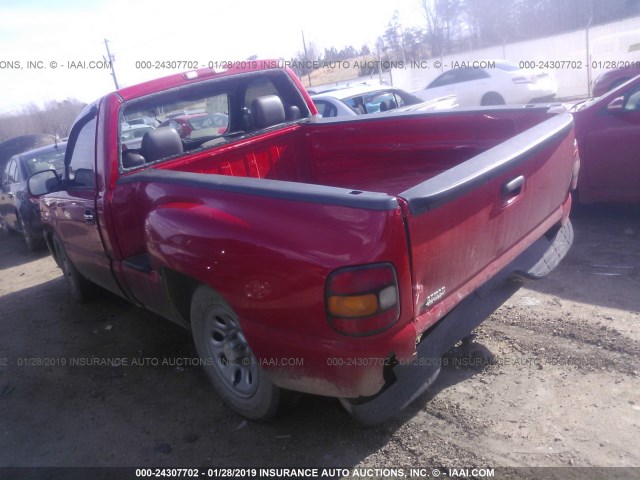 1GCEC14V24Z104628 - 2004 CHEVROLET SILVERADO C1500 RED photo 3