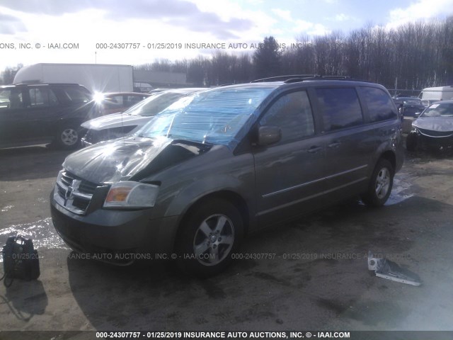 2D4RN5D12AR453538 - 2010 DODGE GRAND CARAVAN SXT GRAY photo 2