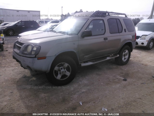 5N1ED28Y84C626296 - 2004 NISSAN XTERRA XE/SE Champagne photo 2