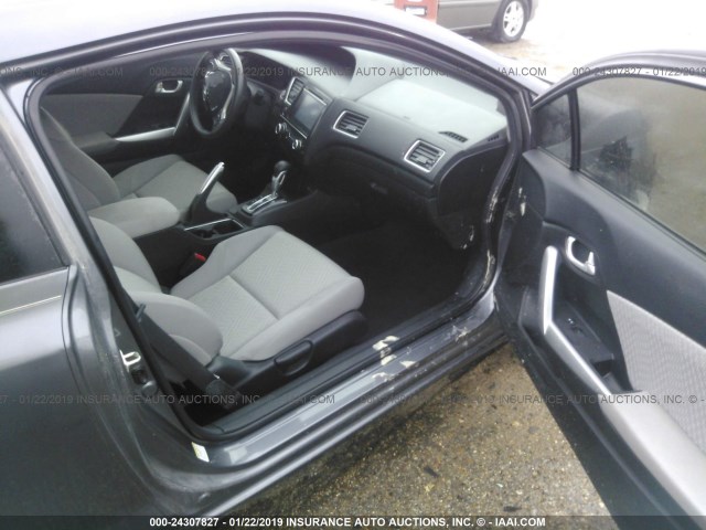 2HGFG3B82FH522354 - 2015 HONDA CIVIC ნაცრისფერი ფოტო 5