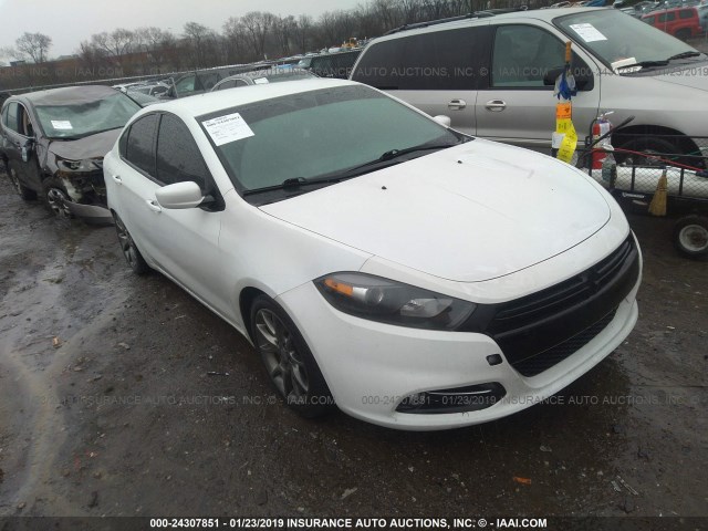 1C3CDFBB4FD132266 - 2015 DODGE DART SXT WHITE photo 1