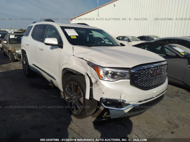 1GKKNPLS0HZ268056 - 2017 GMC ACADIA DENALI WHITE photo 1