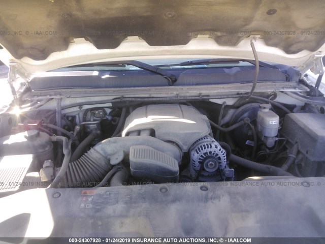 1GCRCPE01DZ340436 - 2013 CHEVROLET SILVERADO C1500 WHITE photo 10