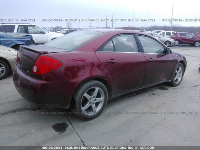 1G2ZH57N694122581 - 2009 PONTIAC G6 GT RED photo 4