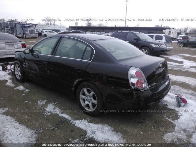 1N4AL11D26C187371 - 2006 NISSAN ALTIMA S/SL BLACK photo 3