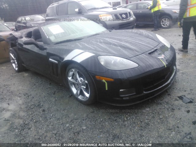 1G1YW3DW3B5111142 - 2011 CHEVROLET CORVETTE GRAND SPORT BLACK photo 1