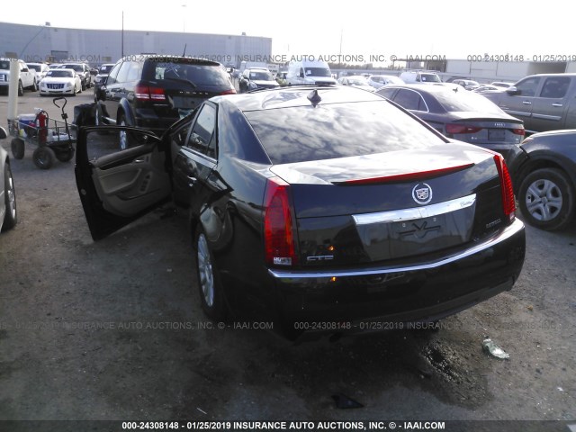 1G6DE5E54C0127037 - 2012 CADILLAC CTS LUXURY COLLECTION BLACK photo 3