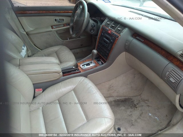 WAUFL54D5YN011518 - 2000 AUDI A8 QUATTRO BEIGE photo 5