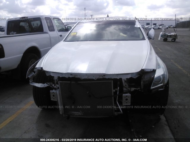 1G6AR5SX1G0127581 - 2016 CADILLAC CTS LUXURY COLLECTION WHITE photo 6