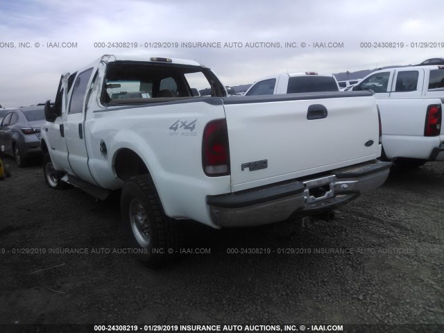 1FTNW21F6YEE06155 - 2000 FORD F250 SUPER DUTY WHITE photo 3