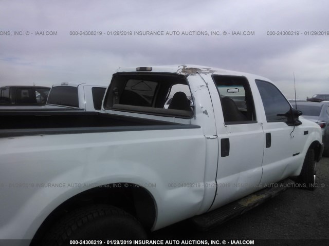 1FTNW21F6YEE06155 - 2000 FORD F250 SUPER DUTY WHITE photo 6