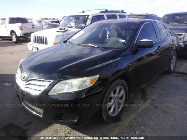 4T4BF3EK3BR153357 - 2011 TOYOTA CAMRY SE/LE/XLE BLACK photo 2