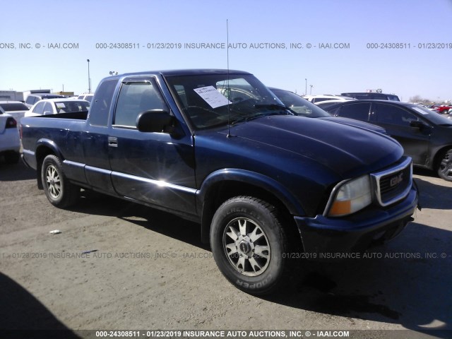 1GTDT19X838163600 - 2003 GMC SONOMA BLUE photo 1