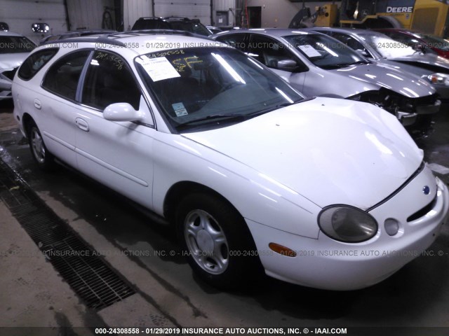 1FALP57U7TA166289 - 1996 FORD TAURUS GL WHITE photo 1