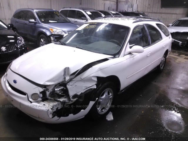 1FALP57U7TA166289 - 1996 FORD TAURUS GL WHITE photo 2