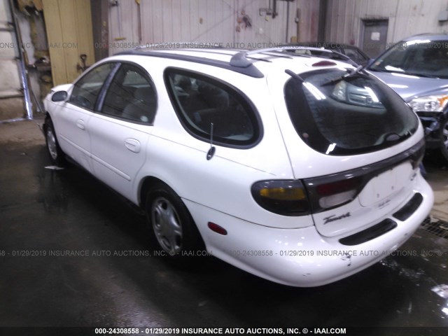 1FALP57U7TA166289 - 1996 FORD TAURUS GL WHITE photo 3