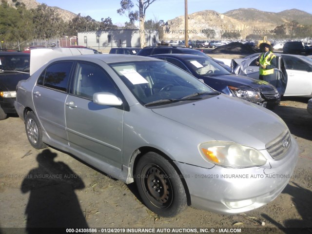 1NXBR32E04Z235761 - 2004 TOYOTA COROLLA CE/LE/S SILVER photo 1