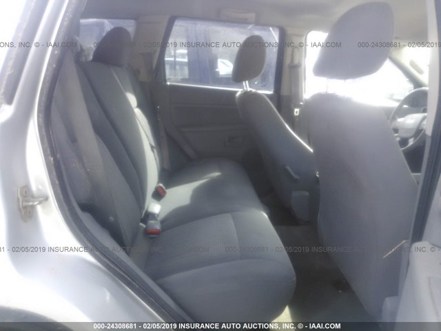 1J8GR48K87C513628 - 2007 JEEP GRAND CHEROKEE LAREDO/COLUMBIA/FREEDOM 银色 照片 8