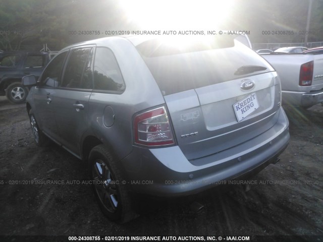 2FMDK48C37BA99807 - 2007 FORD EDGE SEL GRAY photo 3