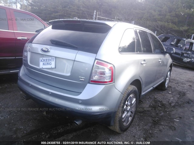 2FMDK48C37BA99807 - 2007 FORD EDGE SEL GRAY photo 4