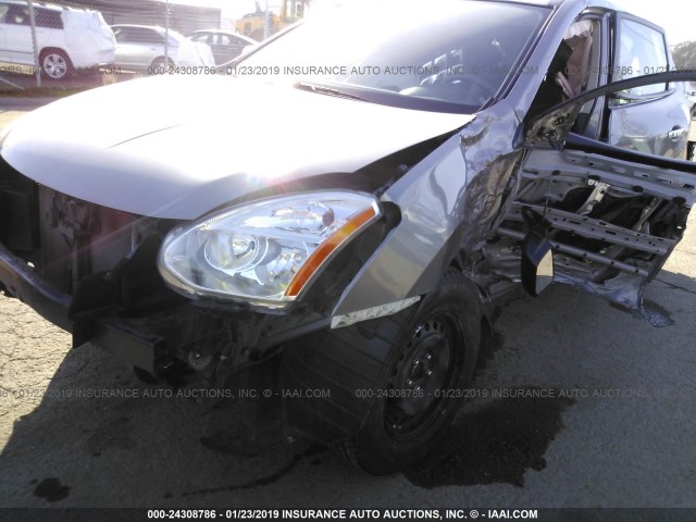 JN8AS5MV0BW273994 - 2011 NISSAN ROGUE S/SV/KROM GRAY photo 6