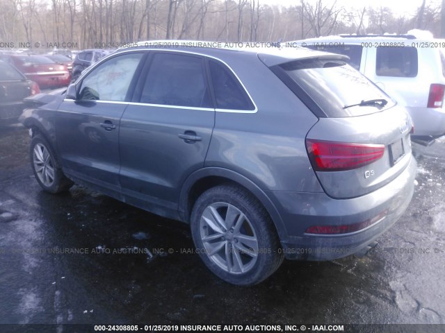 WA1EFCFS6GR015648 - 2016 AUDI Q3 PREMIUM PLUS GRAY photo 3