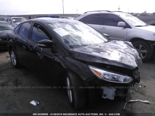 1FADP3F25GL387084 - 2016 FORD FOCUS SE BLACK photo 1