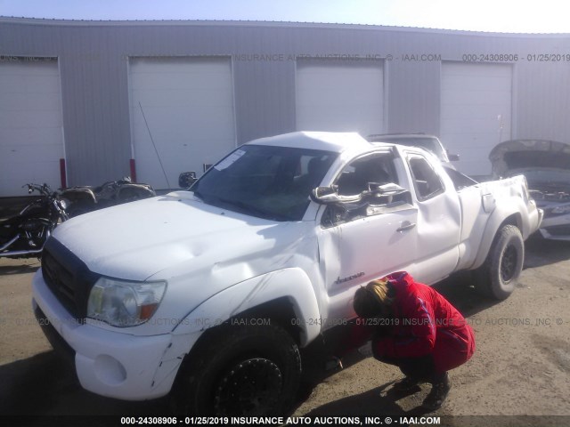 5TEUU42N78Z538454 - 2008 TOYOTA TACOMA ACCESS CAB თეთრი ფოტო 2