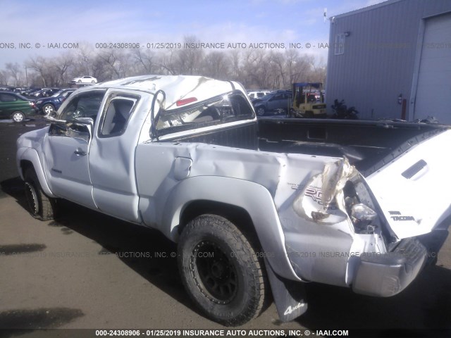 5TEUU42N78Z538454 - 2008 TOYOTA TACOMA ACCESS CAB თეთრი ფოტო 3