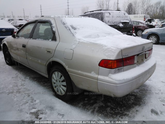 4T1BG22K81U041822 - 2001 TOYOTA CAMRY CE/LE/XLE GOLD photo 3