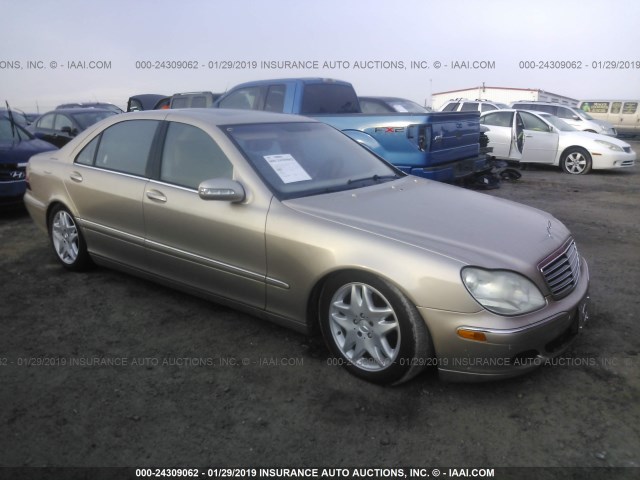 WDBNG70J63A316812 - 2003 MERCEDES-BENZ S 430 GOLD photo 1