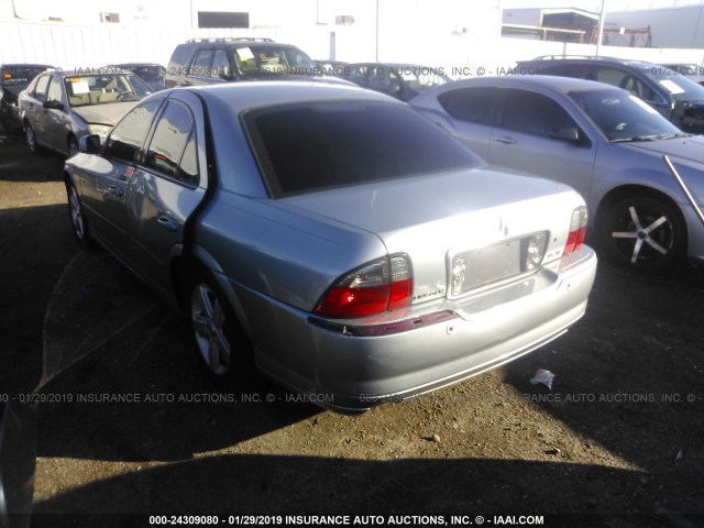 1LNFM87AX6Y640847 - 2006 LINCOLN LS TEAL photo 3