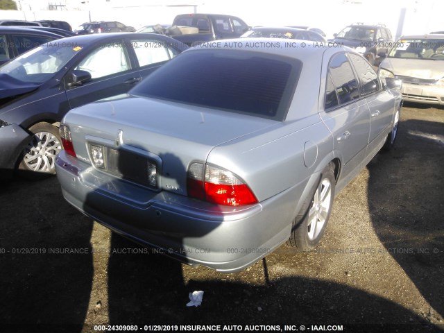 1LNFM87AX6Y640847 - 2006 LINCOLN LS TEAL photo 4