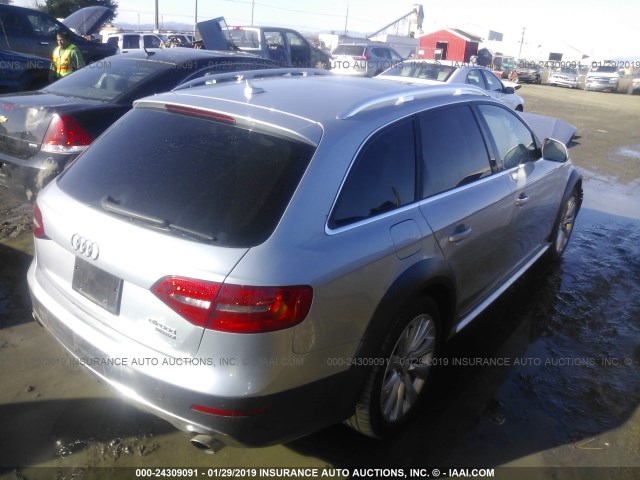 WA1UFAFL1GA011434 - 2016 AUDI A4 ALLROAD PREMIUM PLUS SILVER photo 4